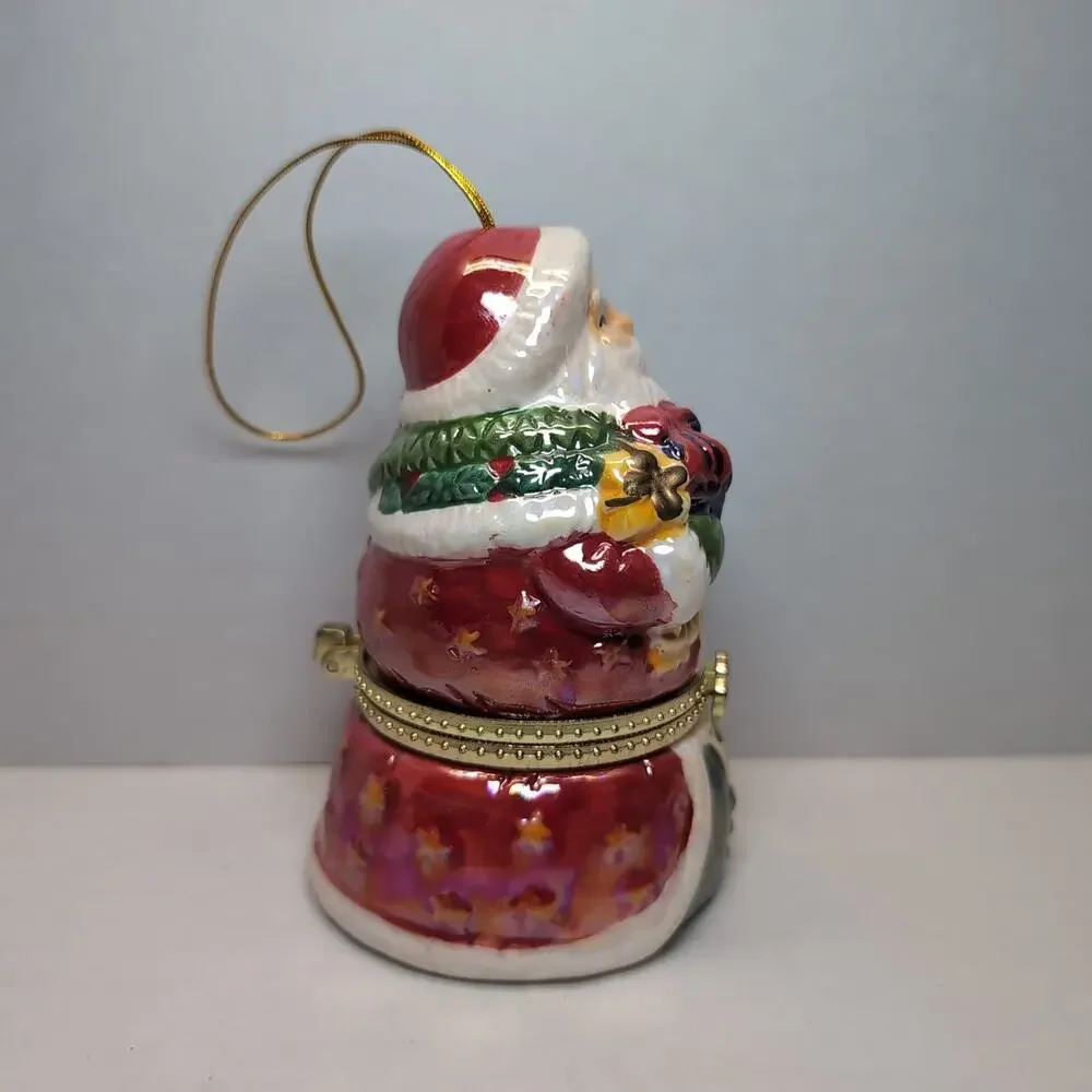 Mr Christmas Tree Ornaments‎ Music Box Trinket Santa Angel WORKS